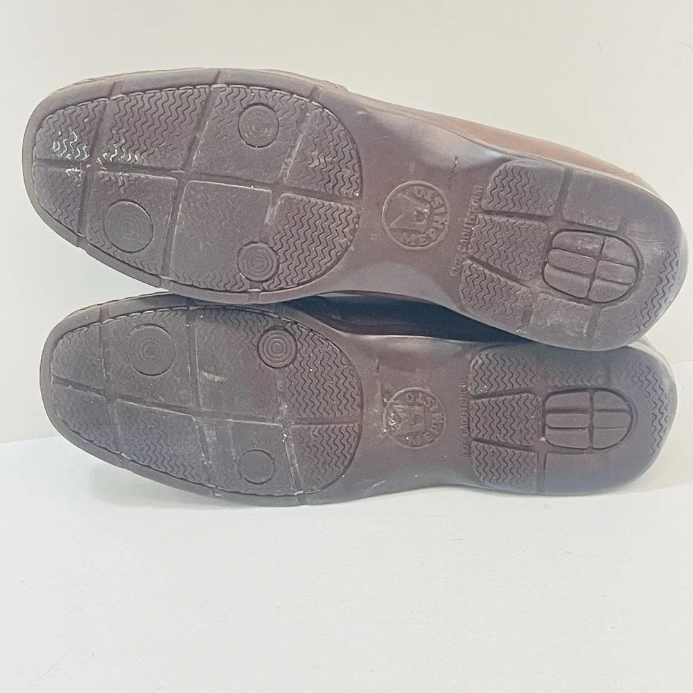 Mephisto Edlef Loafers Brown Leather Cool Air Slip On‎ Moccasin Mens 9.5